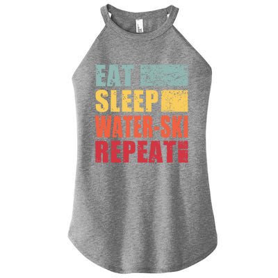 Eat Sleep WaterSki Repeat Gift Women's Perfect Tri Rocker Tank