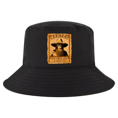 El Squatcho Wanted Poster – Western Bigfoot Funny Sasquatch Cool Comfort Performance Bucket Hat