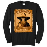 El Squatcho Wanted Poster – Western Bigfoot Funny Sasquatch Tall Sweatshirt