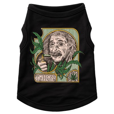 Einstein Smoking Weed Doggie Tank