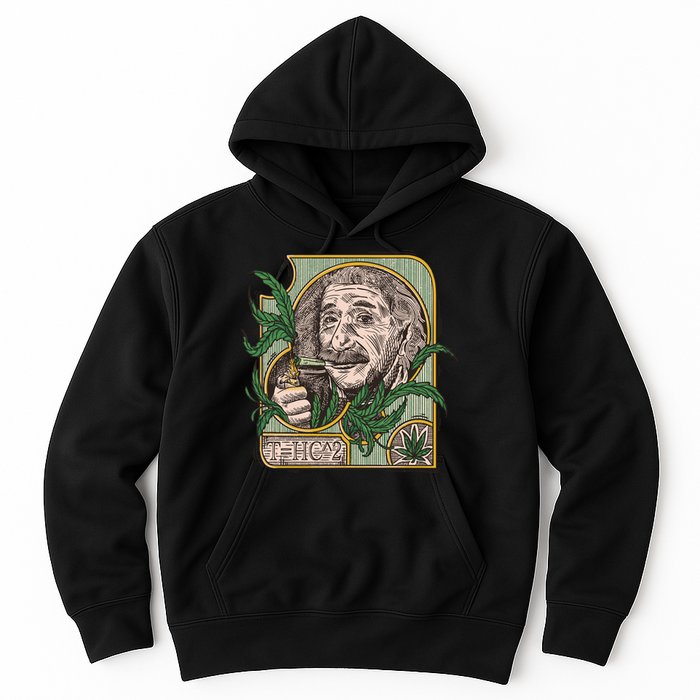 Einstein Smoking Weed Hoodie