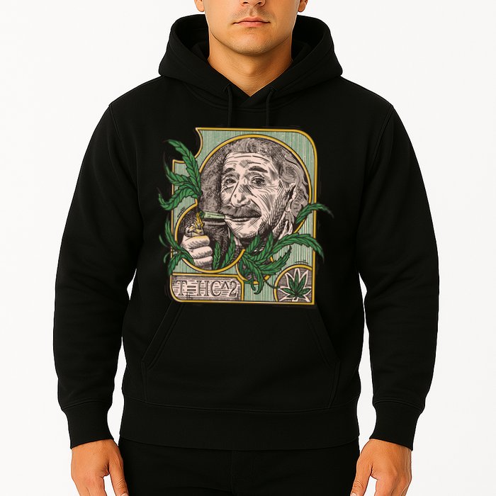 Einstein Smoking Weed Hoodie
