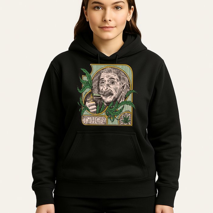 Einstein Smoking Weed Hoodie