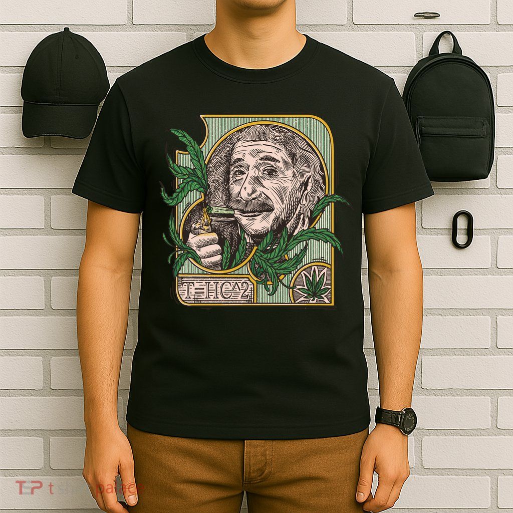 Einstein Smoking Weed T-Shirt