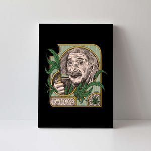 Einstein Smoking Weed Canvas