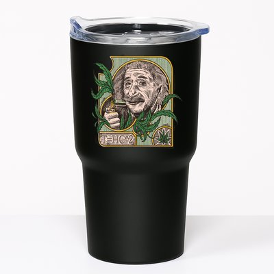 Einstein Smoking Weed Tumbler