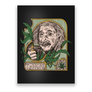 Einstein Smoking Weed Poster