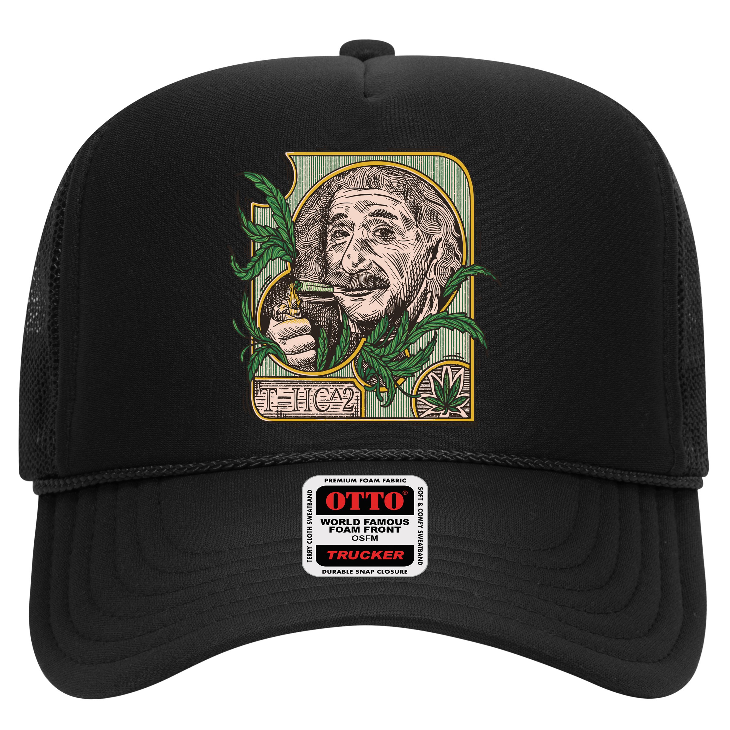 Einstein Smoking Weed Hat