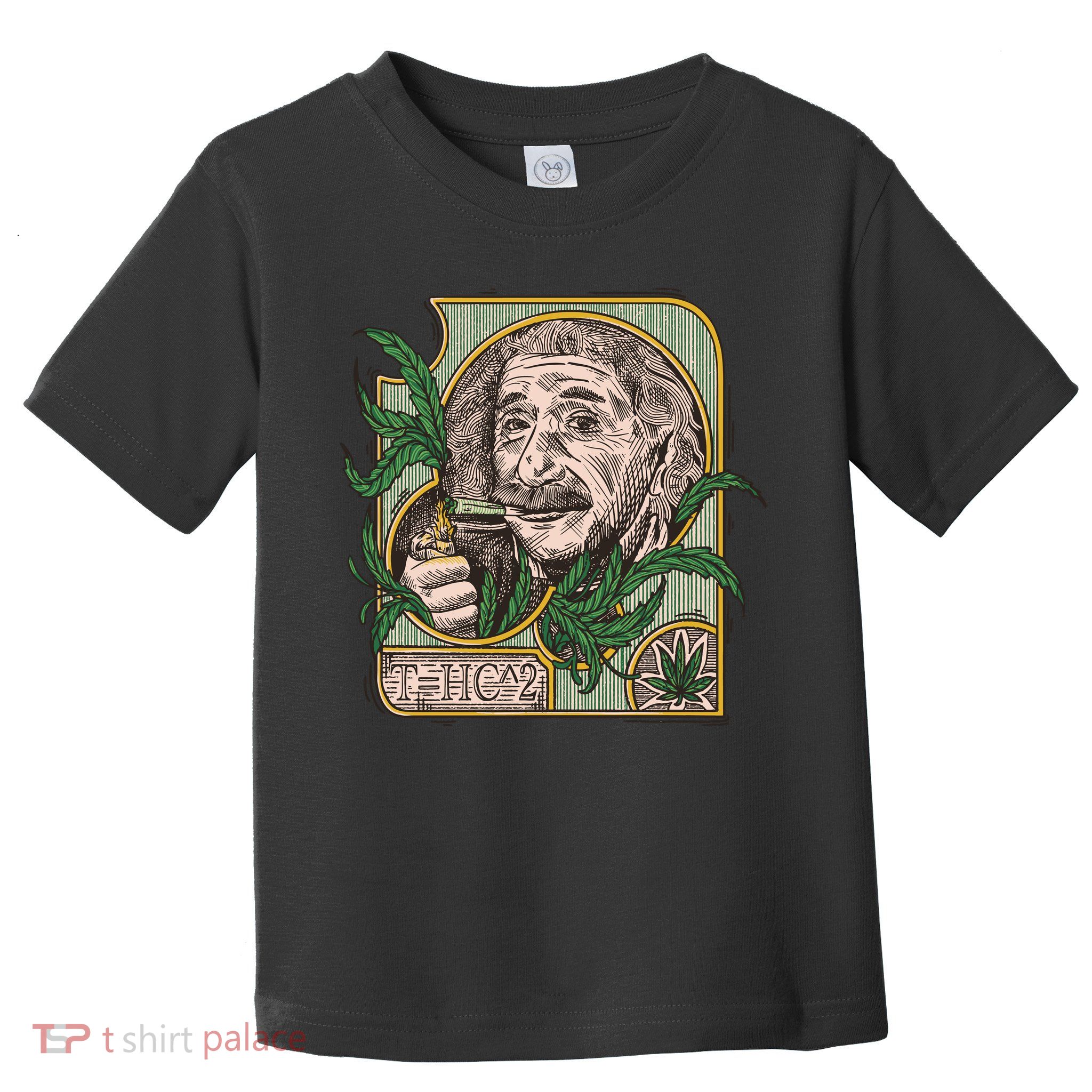 Einstein Smoking Weed Toddler T-Shirt
