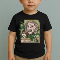 Einstein Smoking Weed Toddler T-Shirt