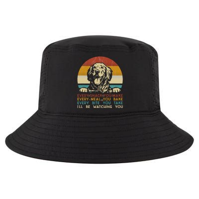 Every Snack You Make Golden Retriever Dog Breed Retro Cool Comfort Performance Bucket Hat