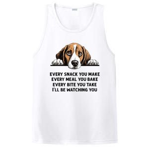 Every Snack You Make Every Meal You Bake Funny Beagle PosiCharge Competitor Tank