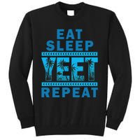 Eat Sleep Yeet Repeat Vintage Yeet Apparel Saying Tall Sweatshirt