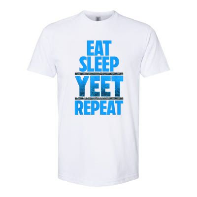 Eat Sleep Yeet Repeat Softstyle® CVC T-Shirt