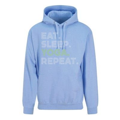 Eat Sleep Yoga Repeat Funny Saying Great Gift Unisex Surf Hoodie