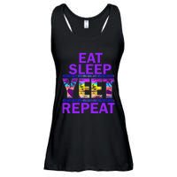 Eat Sleep Yeet Repeat Vintage Yeet Apparel Ladies Essential Flowy Tank