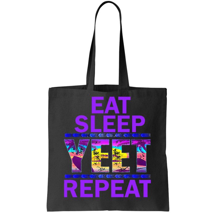 Eat Sleep Yeet Repeat Vintage Yeet Apparel Tote Bag