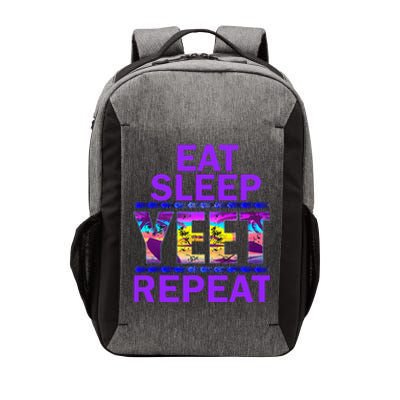 Eat Sleep Yeet Repeat Vintage Yeet Apparel Vector Backpack