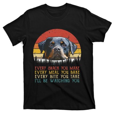 Every Snack You Make Dog Rottie Mom Cute Rottweiler T-Shirt