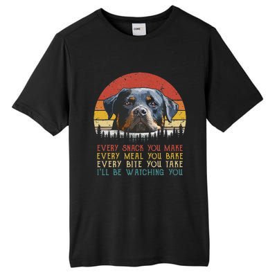 Every Snack You Make Dog Rottie Mom Cute Rottweiler Tall Fusion ChromaSoft Performance T-Shirt