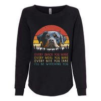 Every Snack You Make Dog Rottie Mom Cute Rottweiler Womens California Wash Sweatshirt