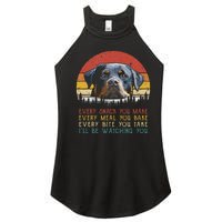 Every Snack You Make Dog Rottie Mom Cute Rottweiler Women's Perfect Tri Rocker Tank