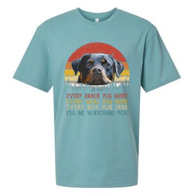 Every Snack You Make Dog Rottie Mom Cute Rottweiler Sueded Cloud Jersey T-Shirt