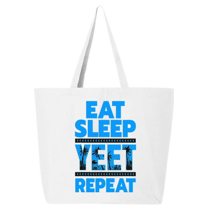 Eat Sleep Yeet Repeat Vintage Yeet Apparel Saying 25L Jumbo Tote