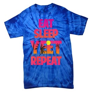 Eat Sleep Yeet Repeat Tie-Dye T-Shirt