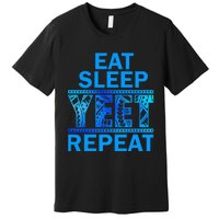 Eat Sleep Yeet Repeat Vintage Yeet Apparel Saying Premium T-Shirt