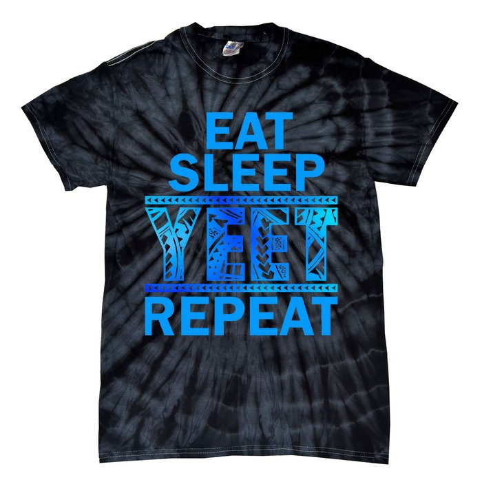 Eat Sleep Yeet Repeat Vintage Yeet Apparel Saying Tie-Dye T-Shirt