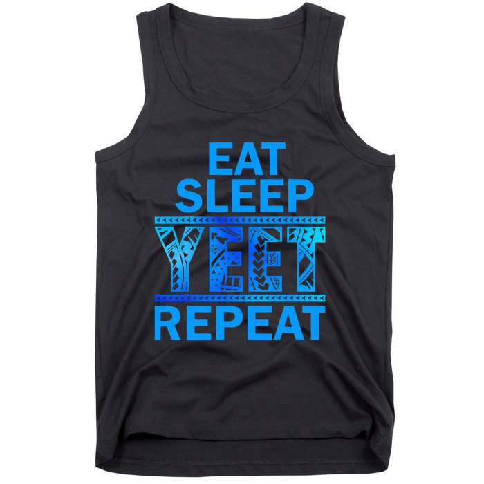 Eat Sleep Yeet Repeat Vintage Yeet Apparel Saying Tank Top