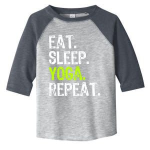 Eat Sleep Yoga Repeat Funny Cool Teacher Spiritual Gift Toddler Fine Jersey T-Shirt