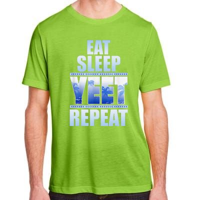 Eat Sleep Yeet Repeat Vintage Adult ChromaSoft Performance T-Shirt