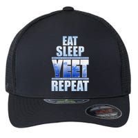 Eat Sleep Yeet Repeat Vintage Flexfit Unipanel Trucker Cap