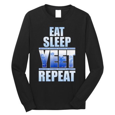 Eat Sleep Yeet Repeat Vintage Long Sleeve Shirt