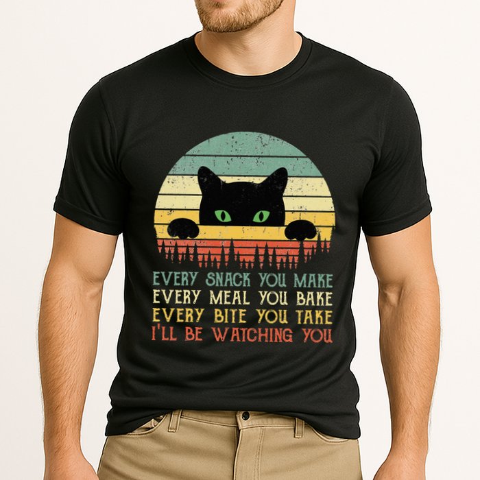 Every Snack You Make Cat Funny Cat Mom Cat Mama Cat Dad Cooling Performance Crew T-Shirt