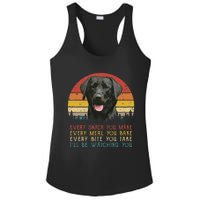 Every Snack You Make Dog Black Labrador Retriever Ladies PosiCharge Competitor Racerback Tank