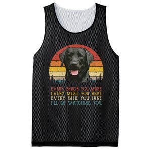 Every Snack You Make Dog Black Labrador Retriever Mesh Reversible Basketball Jersey Tank