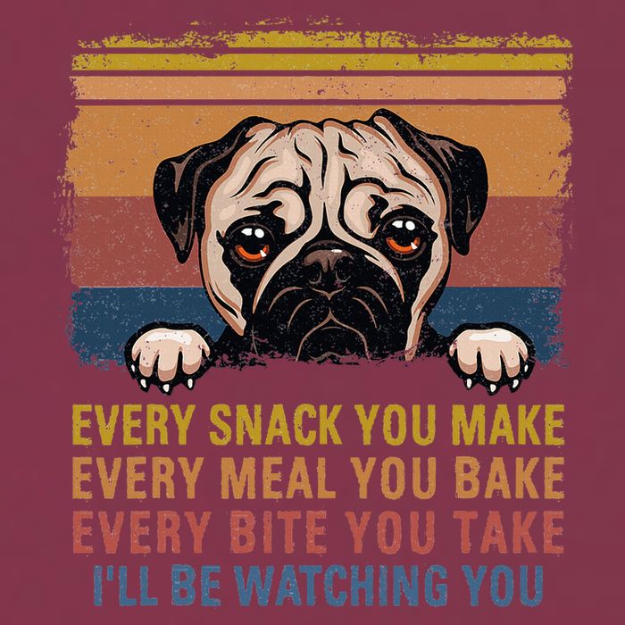 Every Snack You Make Every Bite You Take Pug Dogs Items 16oz Travel Tumbler