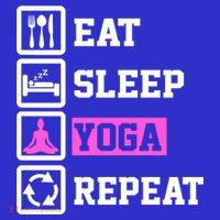 Eat Sleep Yoga Repeat Funny Yoga Lover Funny Gift Tall T-Shirt