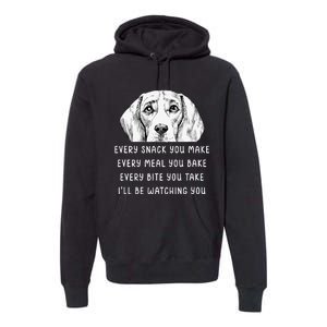 Every snack you make Every meal you bake Beagle Premium Hoodie