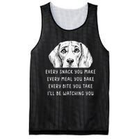 Every snack you make Every meal you bake Beagle Mesh Reversible Basketball Jersey Tank