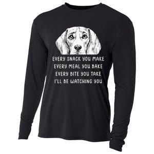 Every snack you make Every meal you bake Beagle Cooling Performance Long Sleeve Crew