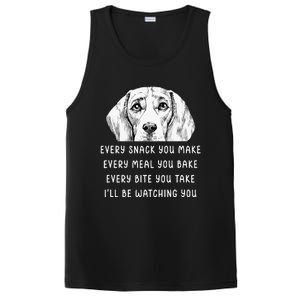 Every snack you make Every meal you bake Beagle PosiCharge Competitor Tank