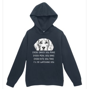 Every snack you make Every meal you bake Beagle Urban Pullover Hoodie