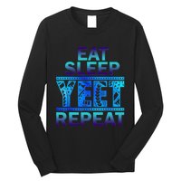 Eat Sleep Yeet Repeat Vintage Long Sleeve Shirt