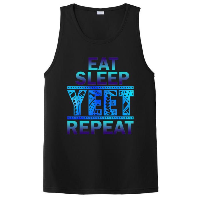 Eat Sleep Yeet Repeat Vintage PosiCharge Competitor Tank