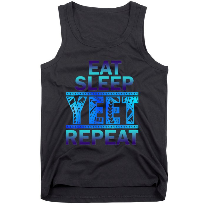 Eat Sleep Yeet Repeat Vintage Tank Top