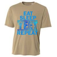 Eat Sleep Yeet Repeat Vintage Yeet Cooling Performance Crew T-Shirt